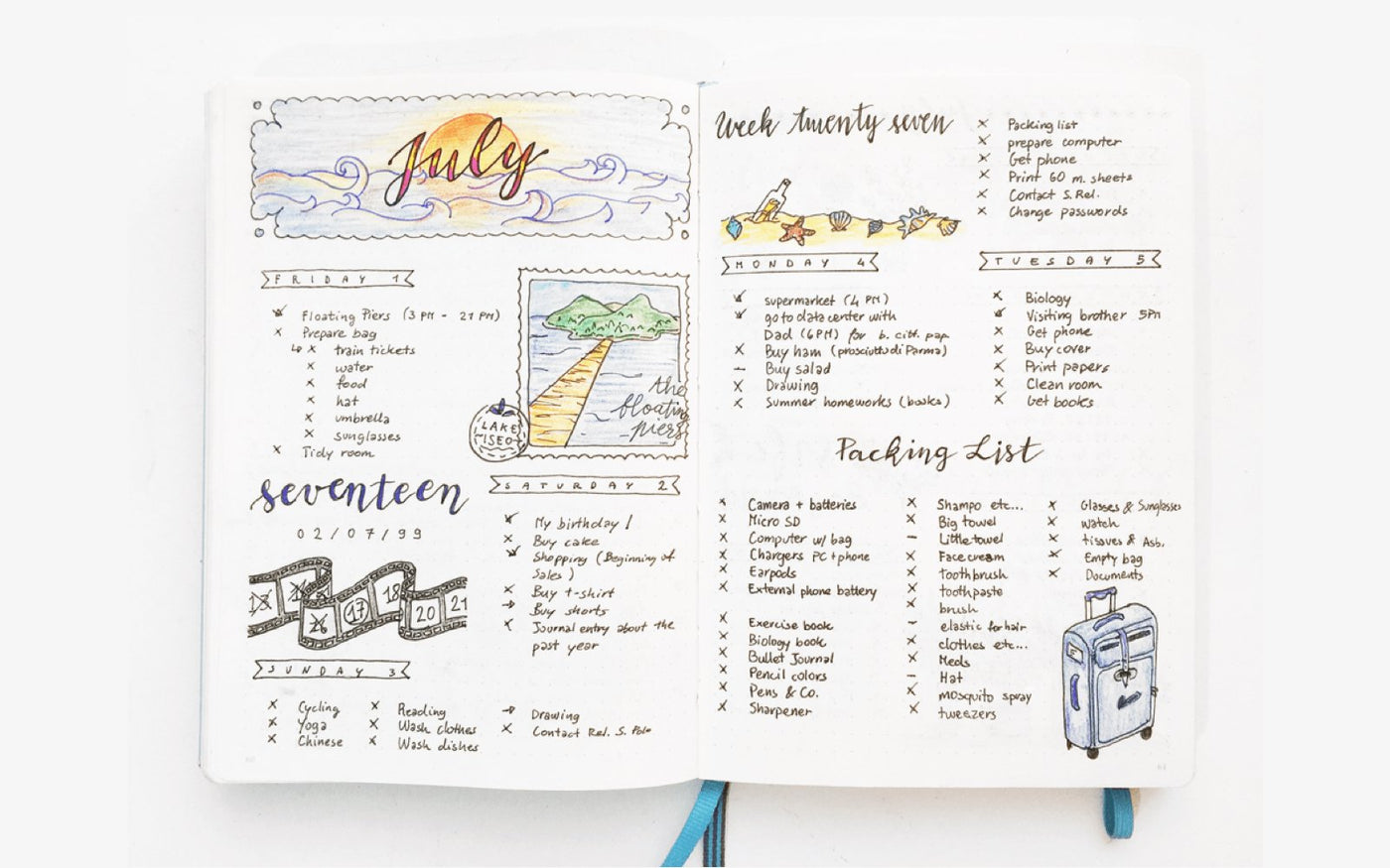 @bluelahe bullet journal